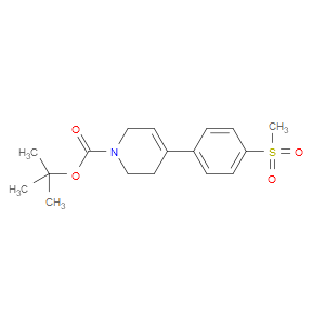 tert-butyl 4-(4-(methylsulfonyl)phenyl)-5,6-dihydropyridine-1(2H)-carboxylate