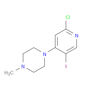 Piperazine, 1-(2-chloro-5-iodo-4-pyridinyl)-4-methyl-