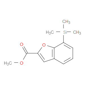 methyl 7-(trimethylsilyl)benzofuran-2-carboxylate