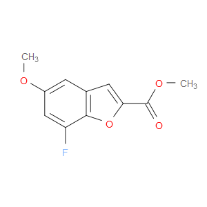 methyl 7-fluoro-5-methoxybenzofuran-2-carboxylate