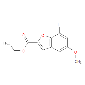 ethyl 7-fluoro-5-methoxybenzofuran-2-carboxylate