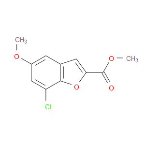 methyl 7-chloro-5-methoxybenzofuran-2-carboxylate
