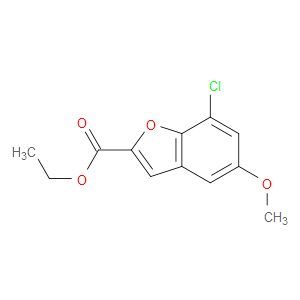 ethyl 7-chloro-5-methoxybenzofuran-2-carboxylate