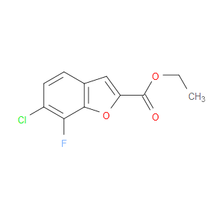 ethyl 6-chloro-7-fluorobenzofuran-2-carboxylate