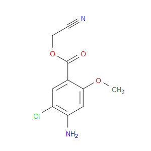 Cyanomethyl 4-amino-5-chloro-2-methoxybenzoate