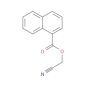 Cyanomethyl 1-naphthalenecarboxylate