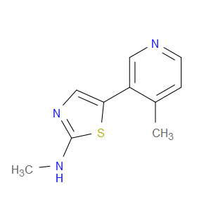 N-methyl-5-(4-methylpyridin-3-yl)thiazol-2-amine