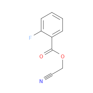 Benzoic acid, 2-fluoro-, cyanomethyl ester