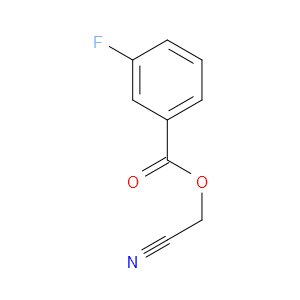 Cyanomethyl 3-fluorobenzoate