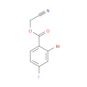 Cyanomethyl 2-bromo-4-fluorobenzoate