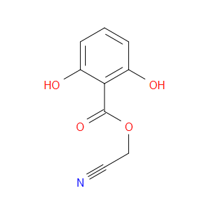 Cyanomethyl 2,6-dihydroxybenzoate