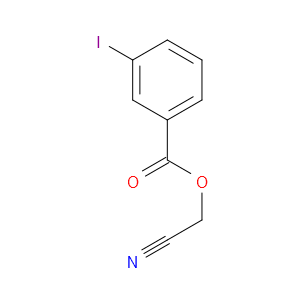 Cyanomethyl 3-iodobenzoate
