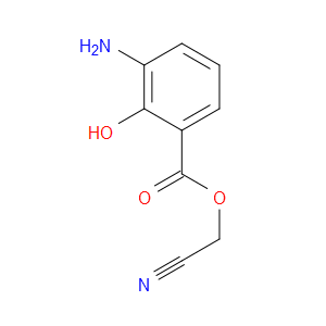 Cyanomethyl 3-amino-2-hydroxybenzoate