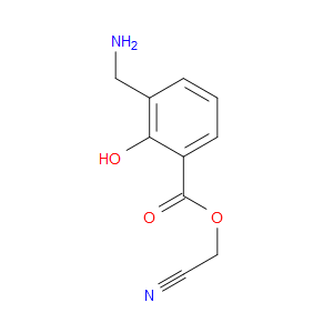 Cyanomethyl 3-(aminomethyl)-2-hydroxybenzoate
