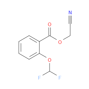 Cyanomethyl 2-(difluoromethoxy)benzoate