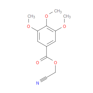 Cyanomethyl 3,4,5-trimethoxybenzoate