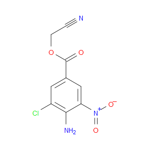 cyanomethyl 4-amino-3-chloro-5-nitrobenzoate