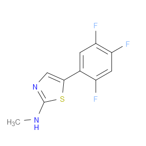 N-methyl-5-(2,4,5-trifluorophenyl)thiazol-2-amine