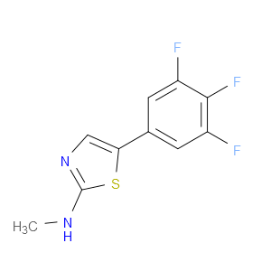 N-methyl-5-(3,4,5-trifluorophenyl)thiazol-2-amine