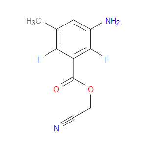 Cyanomethyl 3-amino-2,6-difluoro-5-methylbenzoate