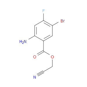 Cyanomethyl 2-amino-5-bromo-4-fluorobenzoate