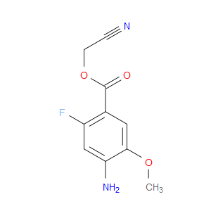 Cyanomethyl 4-amino-2-fluoro-5-methoxybenzoate