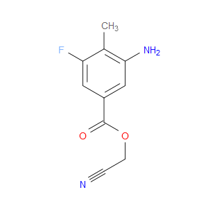 Cyanomethyl 3-amino-5-fluoro-4-methylbenzoate