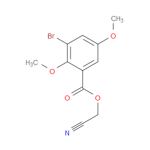 Cyanomethyl 3-bromo-2,5-dimethoxybenzoate