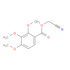 Cyanomethyl 2,3,4-trimethoxybenzoate