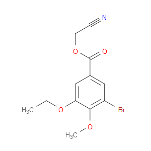 Cyanomethyl 3-bromo-5-ethoxy-4-methoxybenzoate