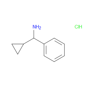 Benzenemethanamine, α-cyclopropyl-, hydrochloride (1:1)