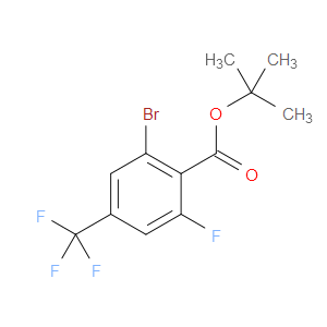 tert-butyl 2-bromo-6-fluoro-4-(trifluoromethyl)benzoate
