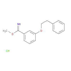 Benzenecarboximidic acid, 3-(2-phenylethoxy)-, methyl ester, hydrochloride (1:1)