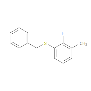 benzyl(2-fluoro-3-methylphenyl)sulfane