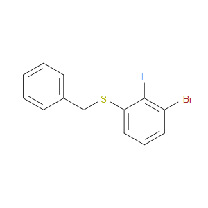 benzyl(3-bromo-2-fluorophenyl)sulfane
