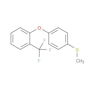 methyl(4-(2-(trifluoromethyl)phenoxy)phenyl)sulfane