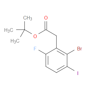 tert-butyl 2-(2-bromo-6-fluoro-3-iodophenyl)acetate