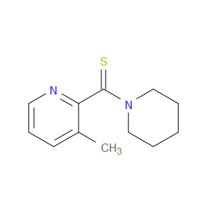 Methanethione, (3-methyl-2-pyridinyl)-1-piperidinyl-