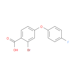 2-bromo-4-(4-fluorophenoxy)benzoic acid