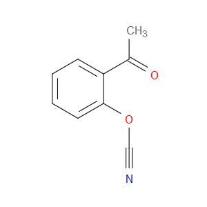 Cyanic acid, 2-acetylphenyl ester