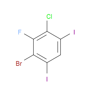 2-bromo-4-chloro-3-fluoro-1,5-diiodobenzene