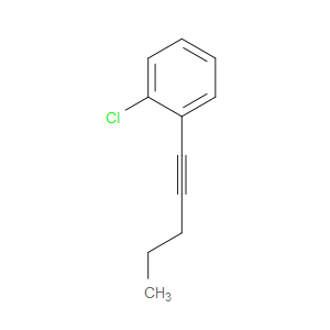 1-Chloro-2-(1-pentyn-1-yl)benzene