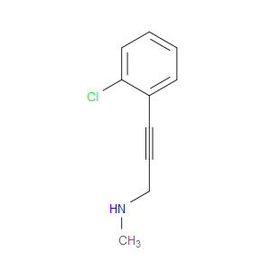 3-(2-Chlorophenyl)-N-methyl-2-propyn-1-amine