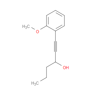 1-(2-Methoxyphenyl)-1-hexyn-3-ol