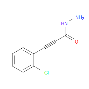 3-(2-Chlorophenyl)-2-propynoic acid hydrazide