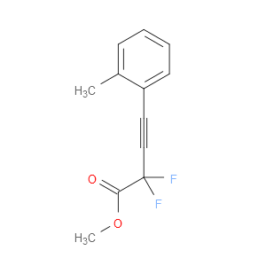 Methyl 2,2-difluoro-4-(2-methylphenyl)-3-butynoate