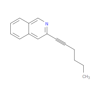 3-(1-Hexyn-1-yl)isoquinoline