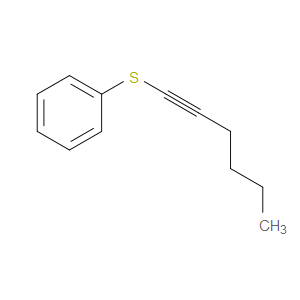 (1-Hexyn-1-ylthio)benzene