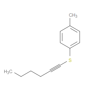 1-(1-Hexyn-1-ylthio)-4-methylbenzene