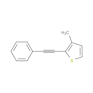 Thiophene, 3-methyl-2-(2-phenylethynyl)-